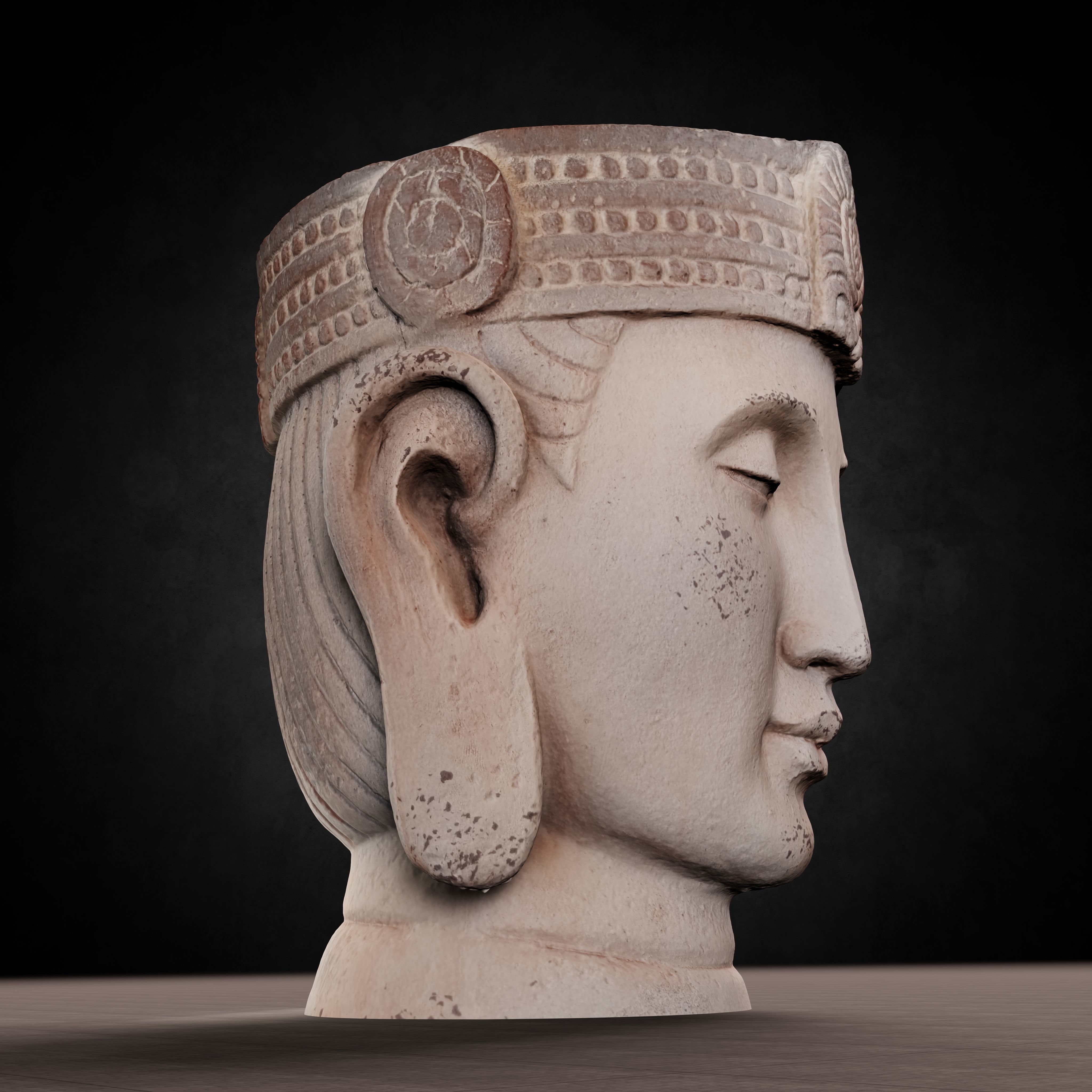 Buddha Photorealistic PBR Low-poly 3D model_50