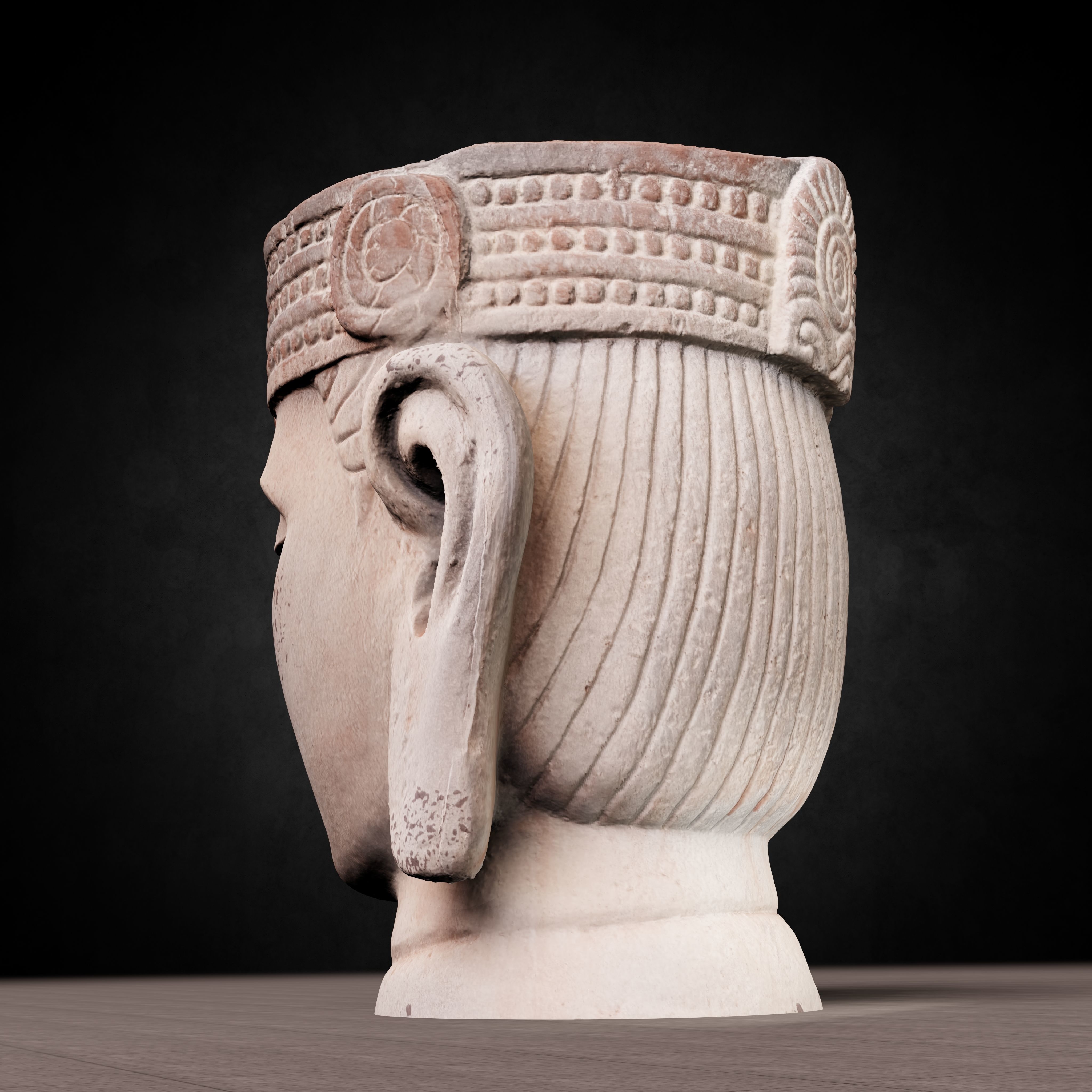 Buddha Photorealistic PBR Low-poly 3D model_30