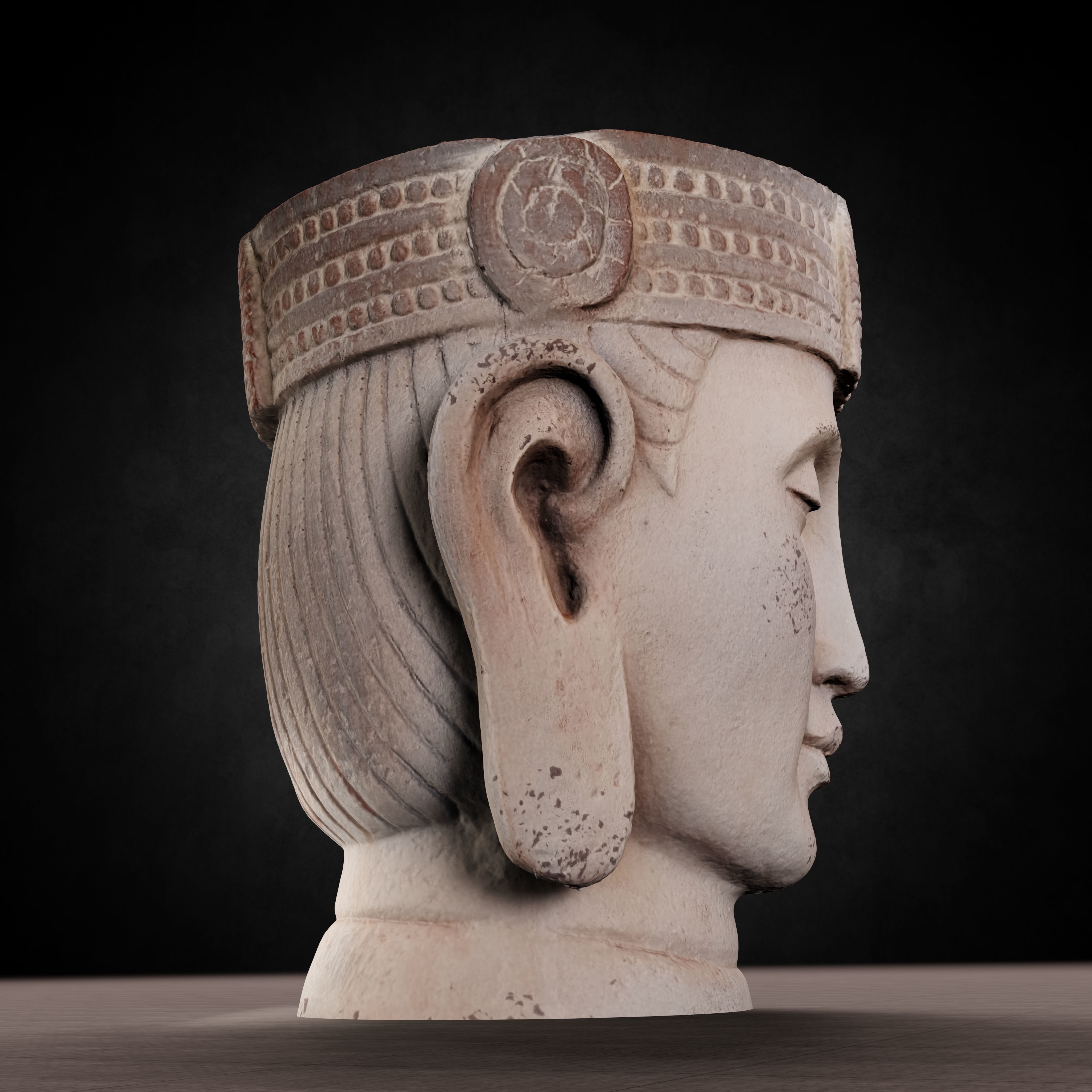 Buddha Photorealistic PBR Low-poly 3D model_47