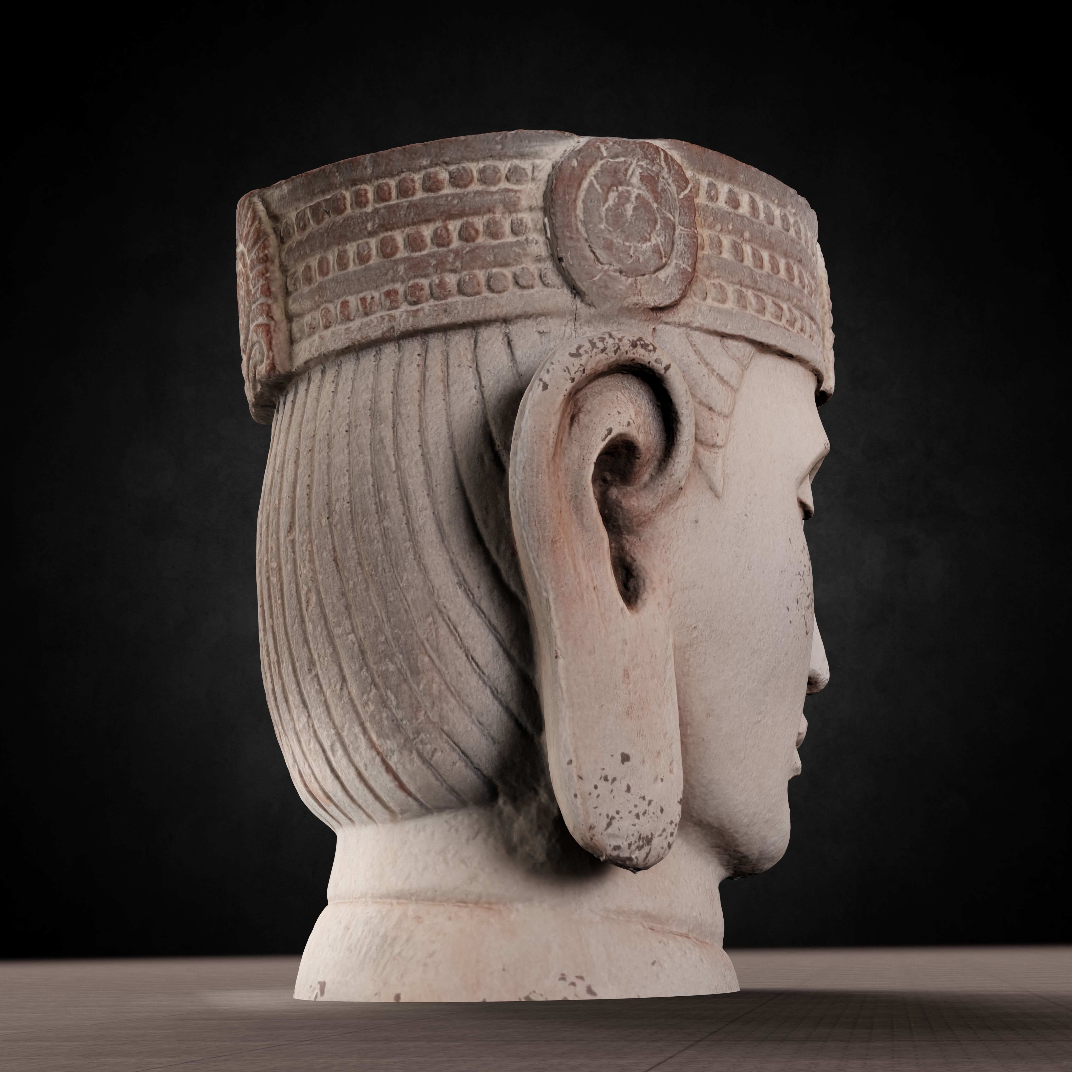 Buddha Photorealistic PBR Low-poly 3D model_45