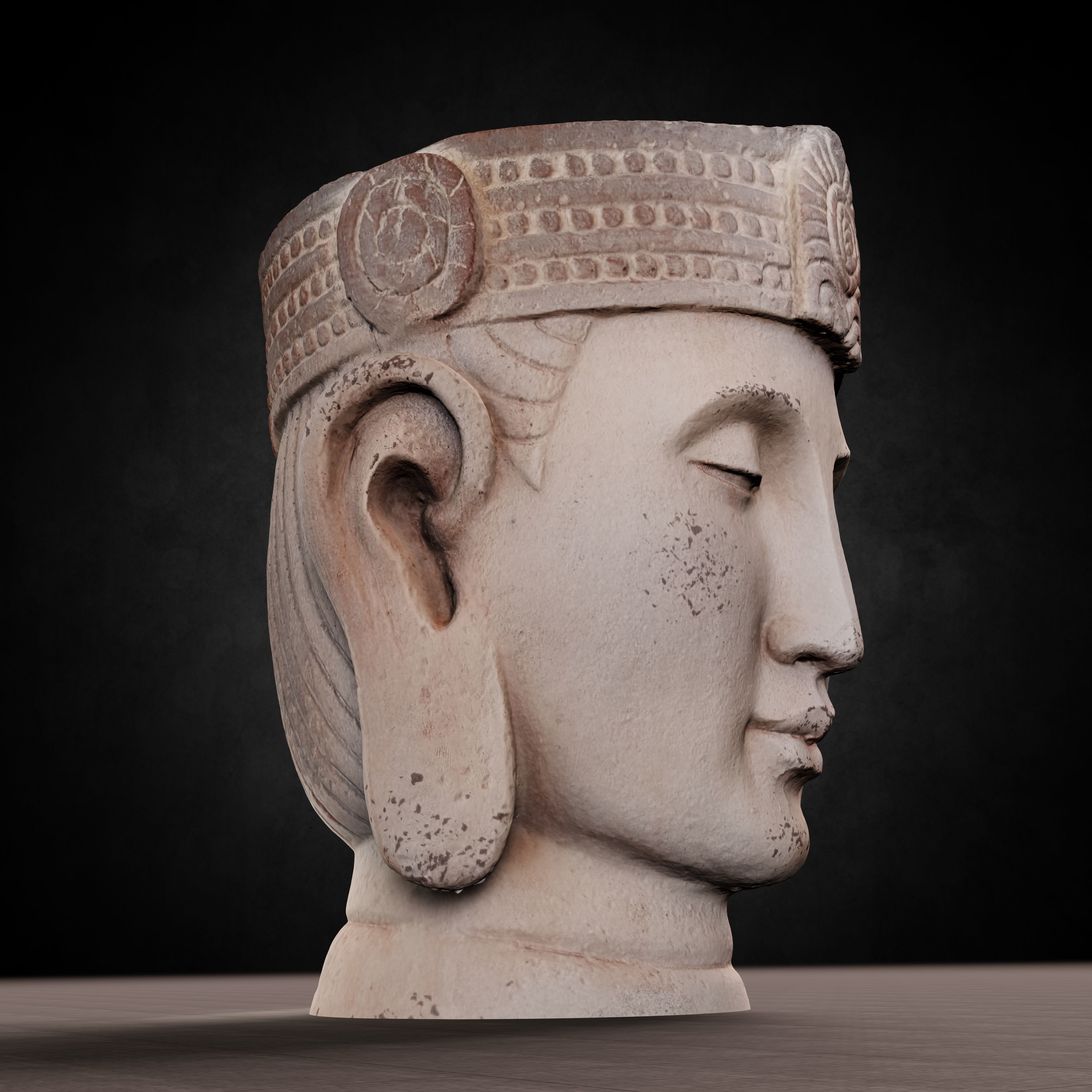 Buddha Photorealistic PBR Low-poly 3D model_51