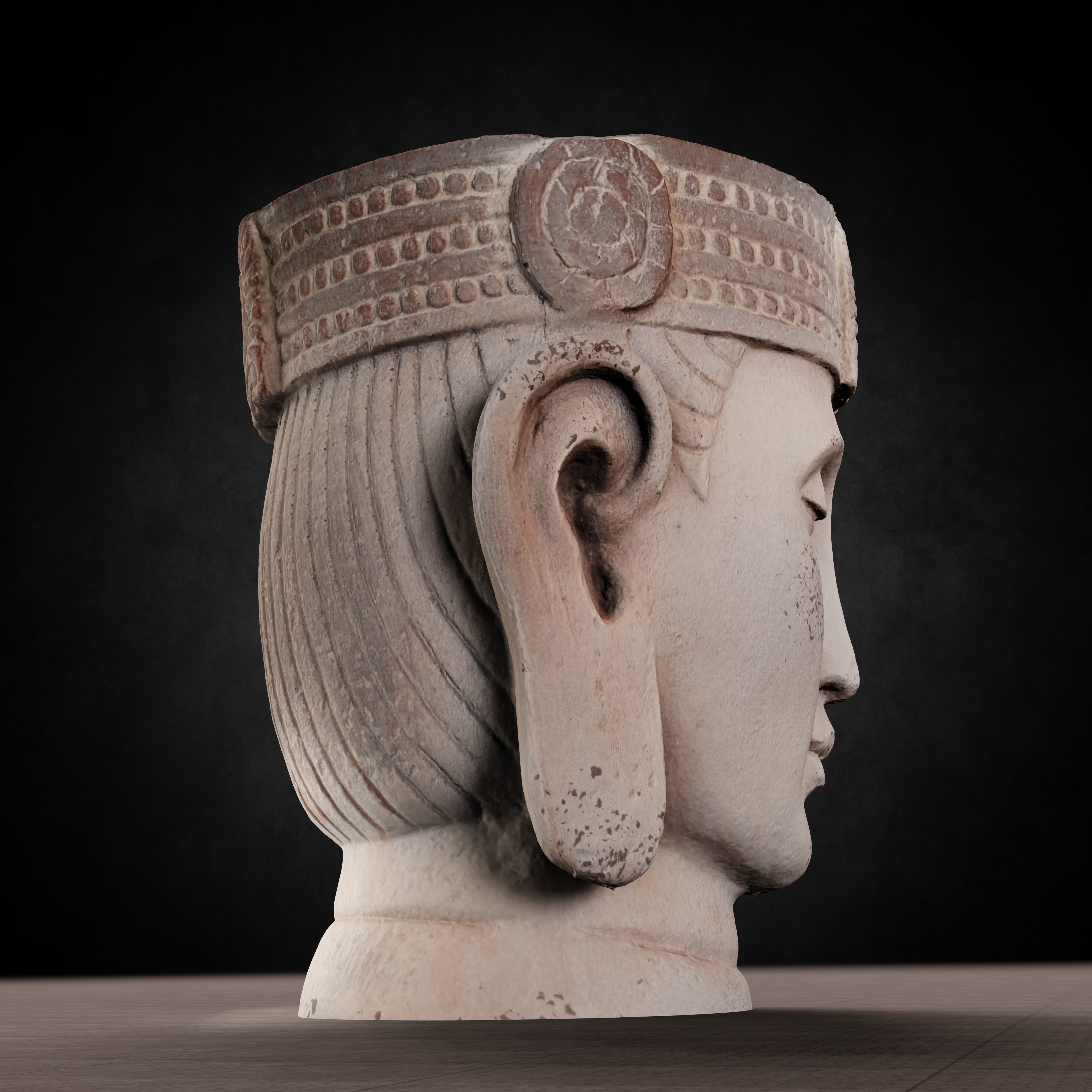 Buddha Photorealistic PBR Low-poly 3D model_46