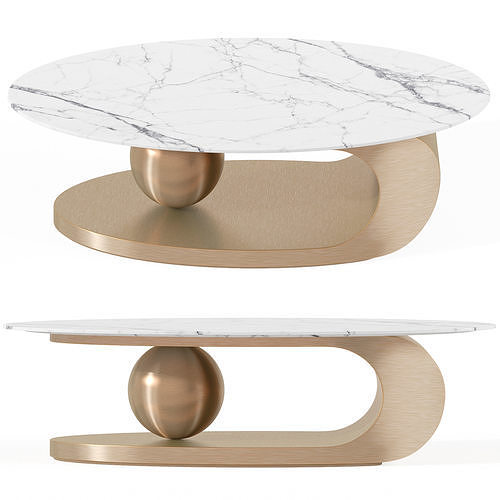 Tuscany Slate Coffee Table 3D model