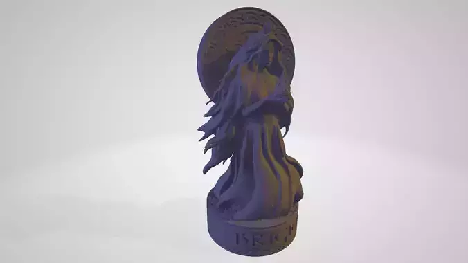 BRIGID BRIGIT BRIG GODDESS STL V2 3D print model