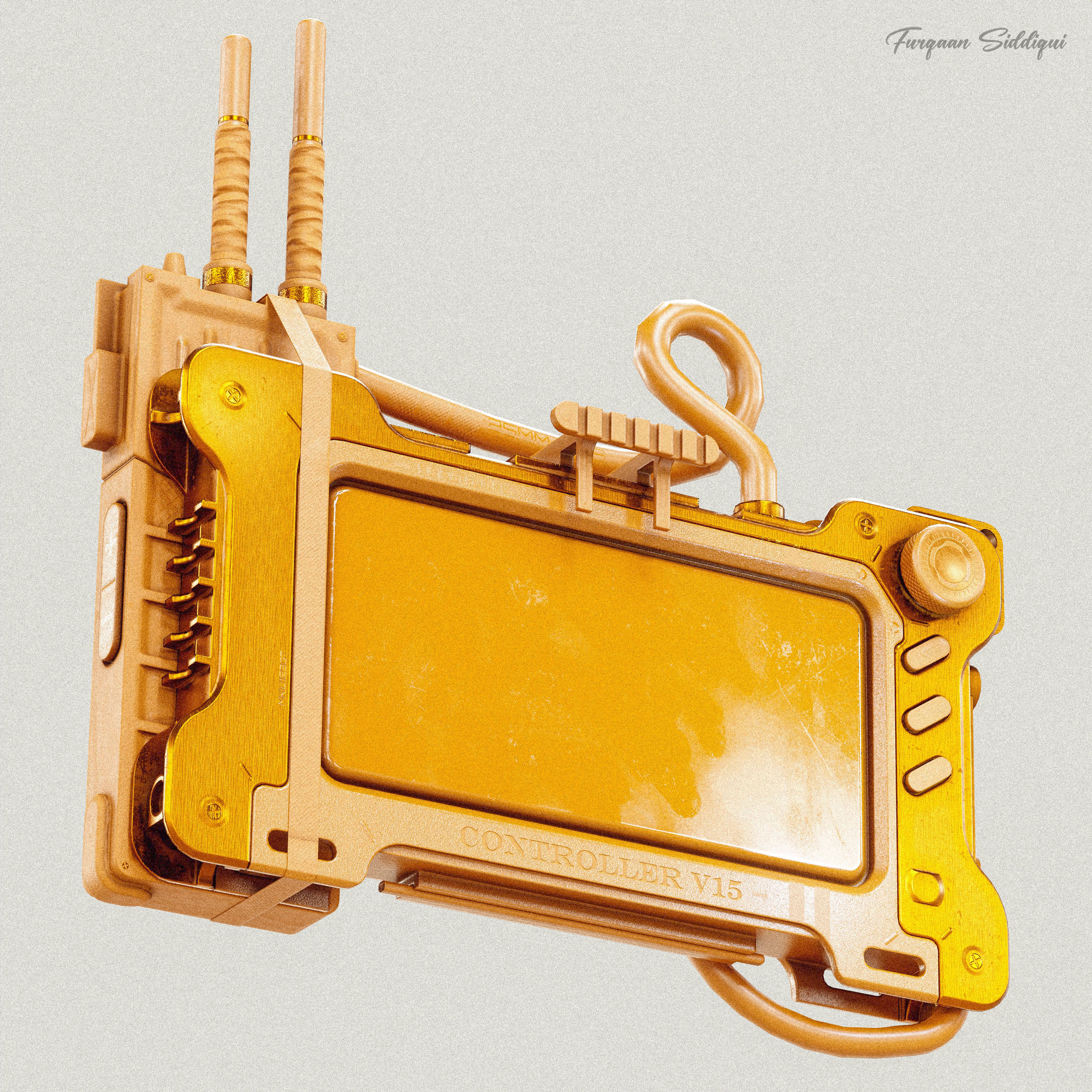 Sci-Fi Controller V15 PBR Low-poly 3D model_22