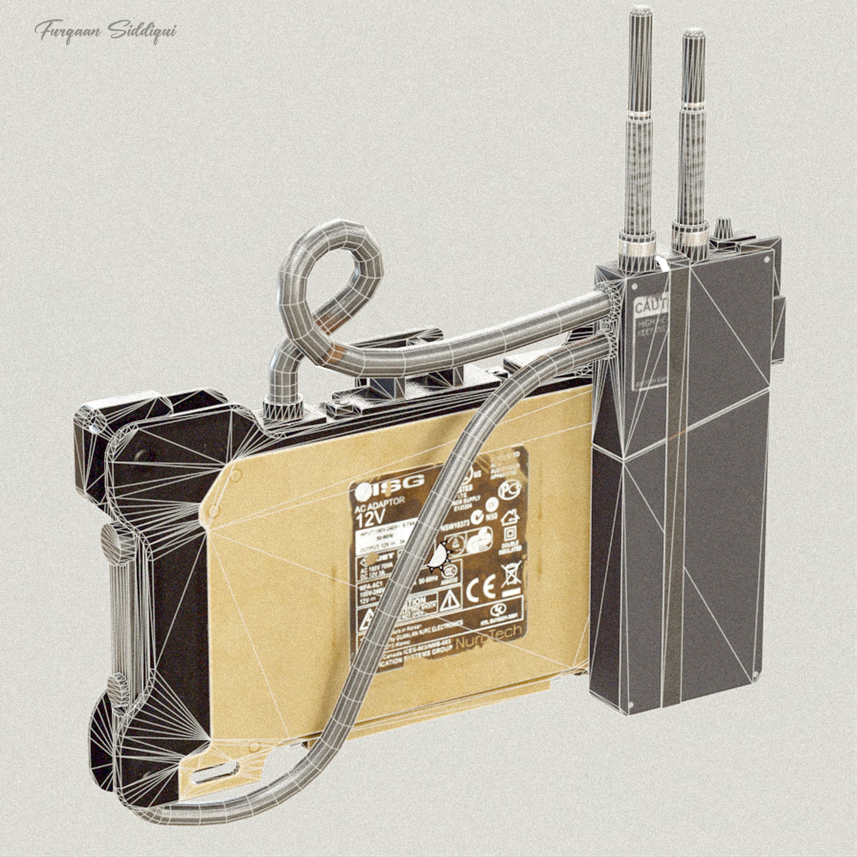 Sci-Fi Controller V15 PBR Low-poly 3D model_28