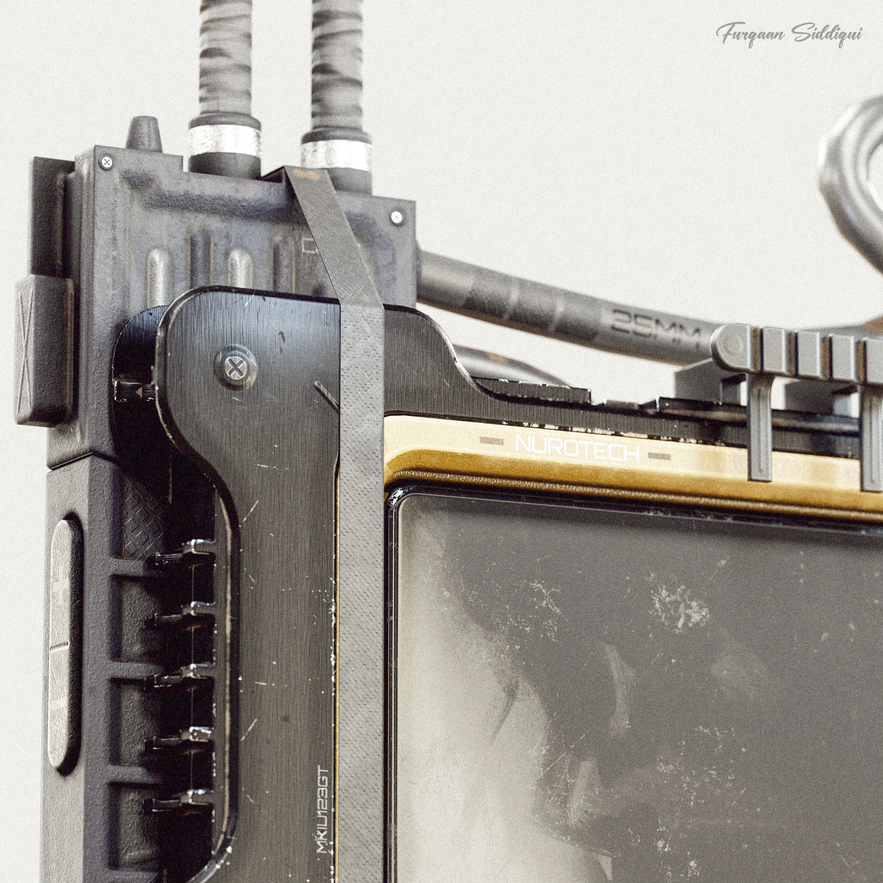 Sci-Fi Controller V15 PBR Low-poly 3D model_4