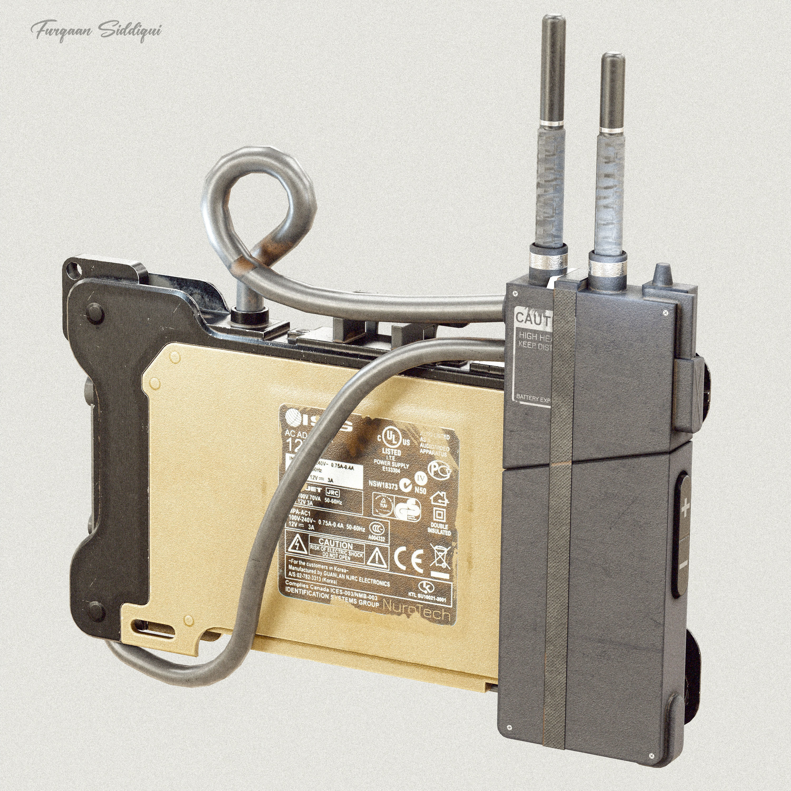 Sci-Fi Controller V15 PBR Low-poly 3D model_17