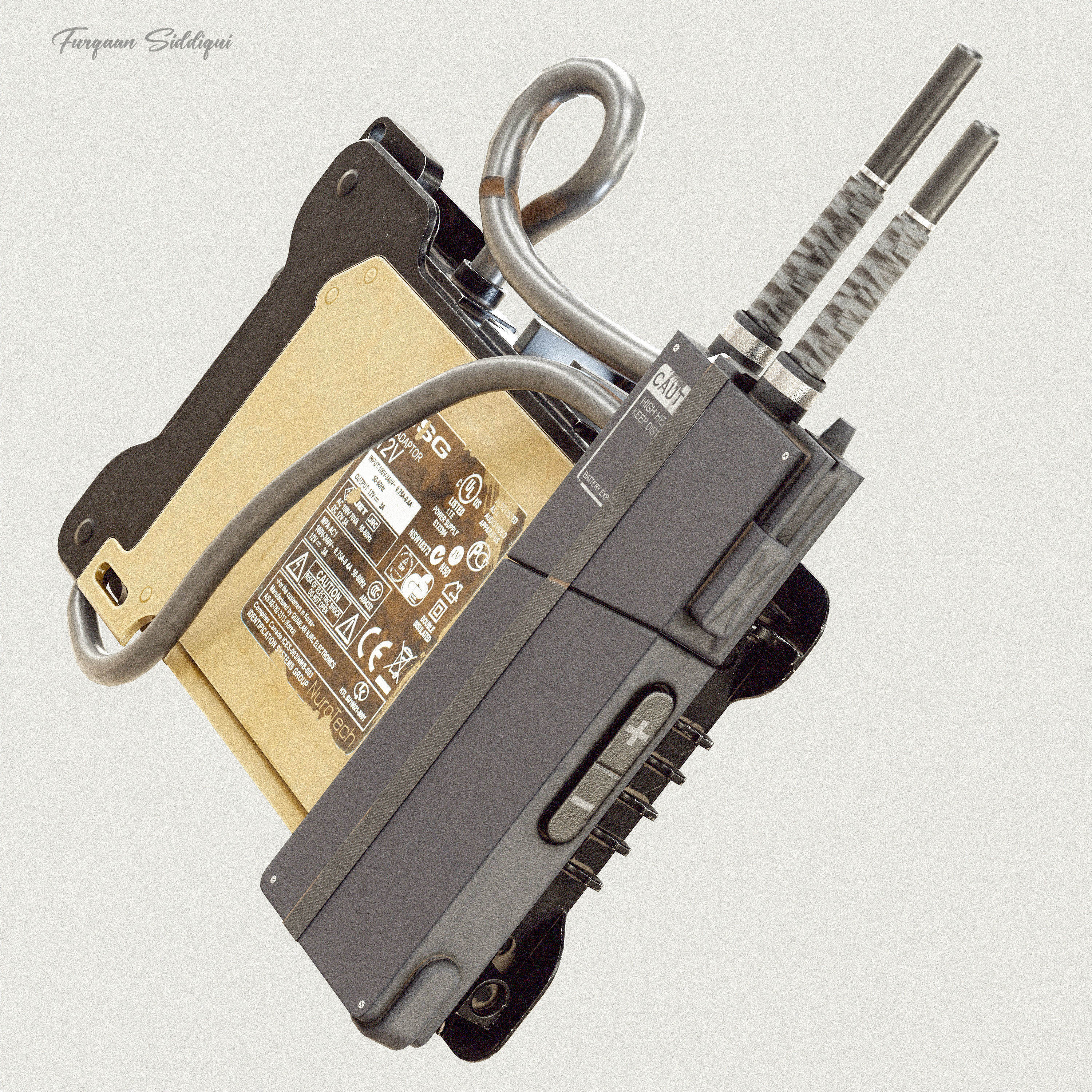 Sci-Fi Controller V15 PBR Low-poly 3D model_3