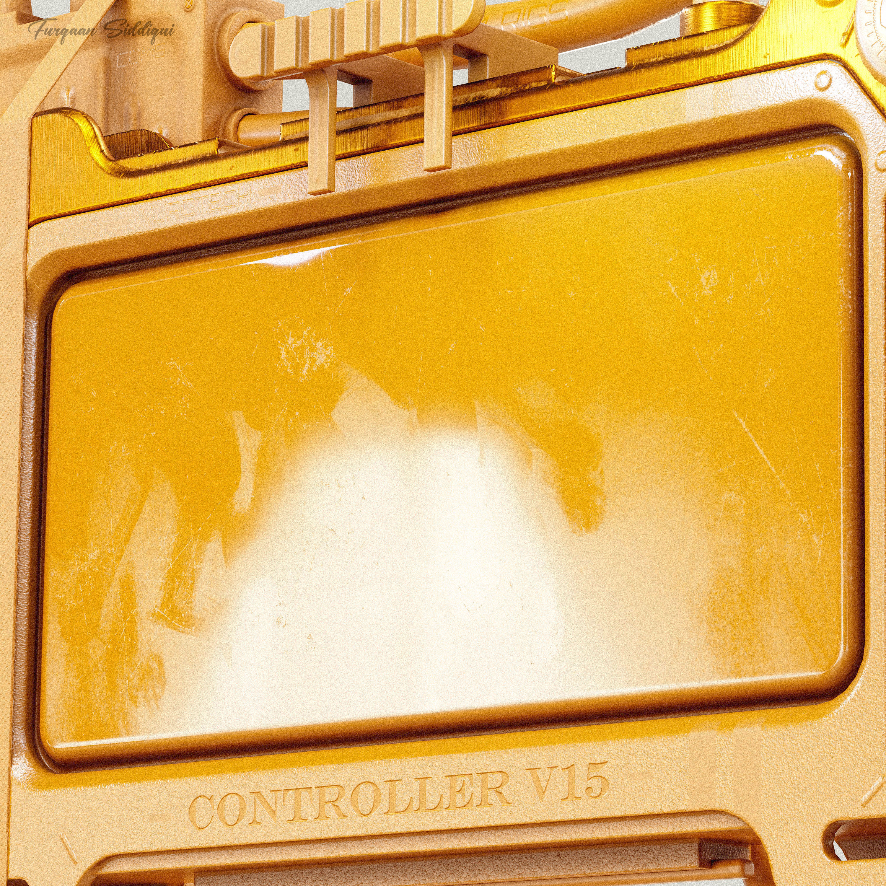 Sci-Fi Controller V15 PBR Low-poly 3D model_26