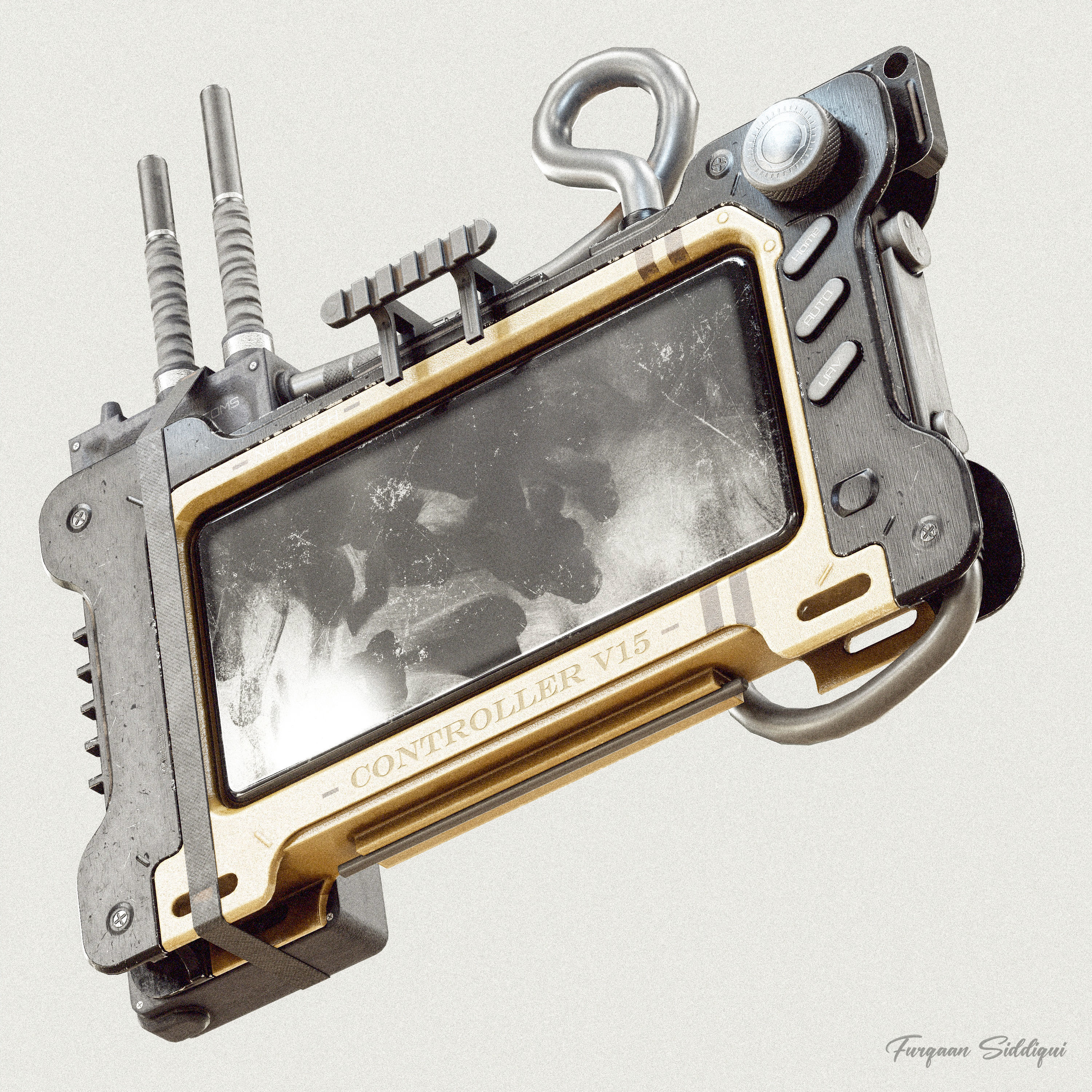 Sci-Fi Controller V15 PBR Low-poly 3D model_15