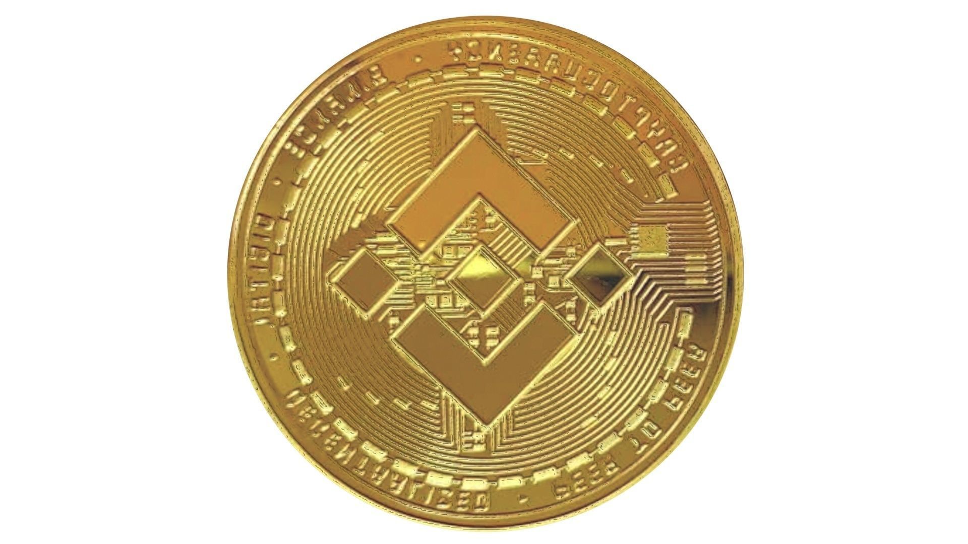 Binance Coin Model 3D model_19