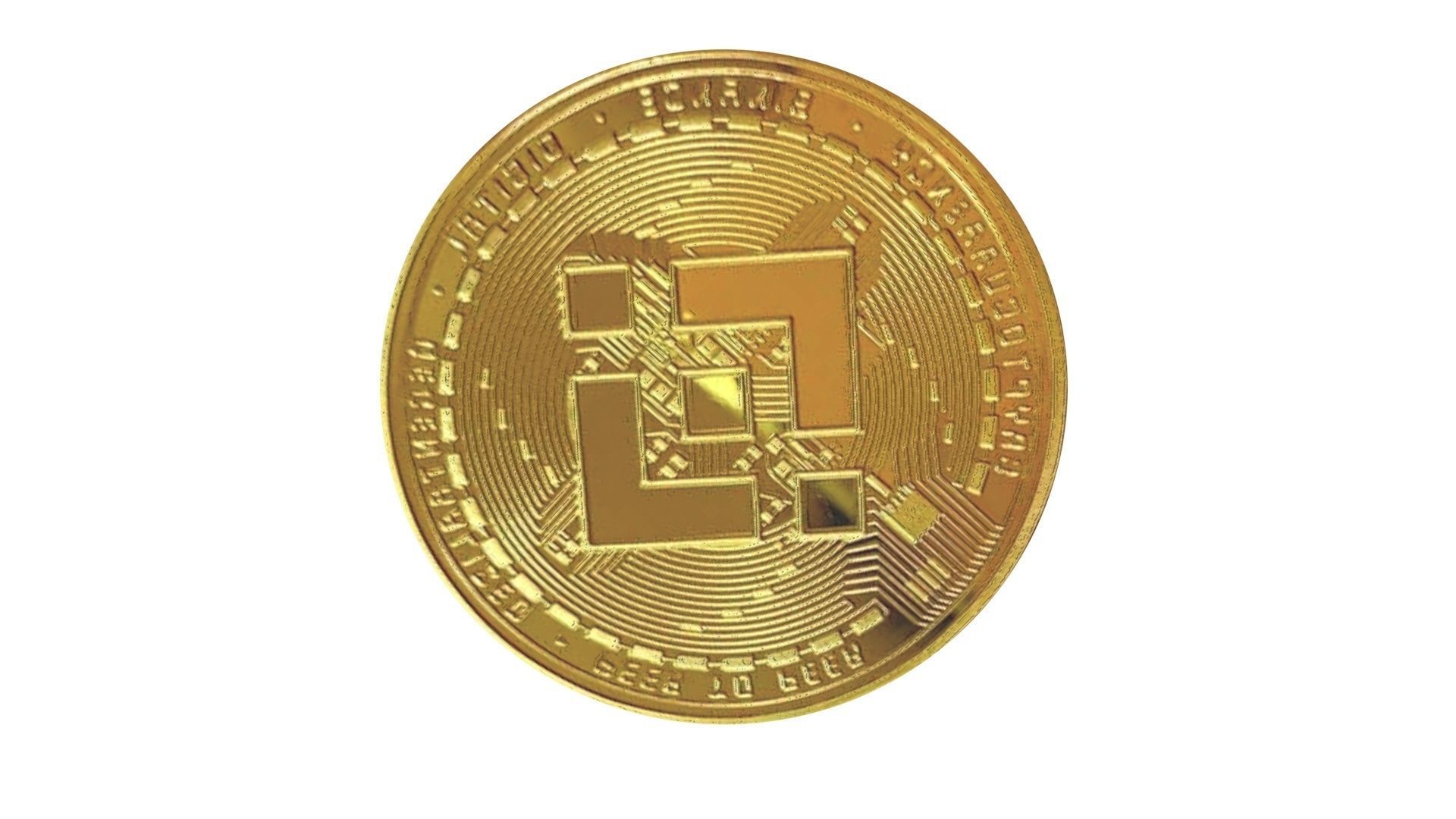 Binance Coin Model 3D model_16