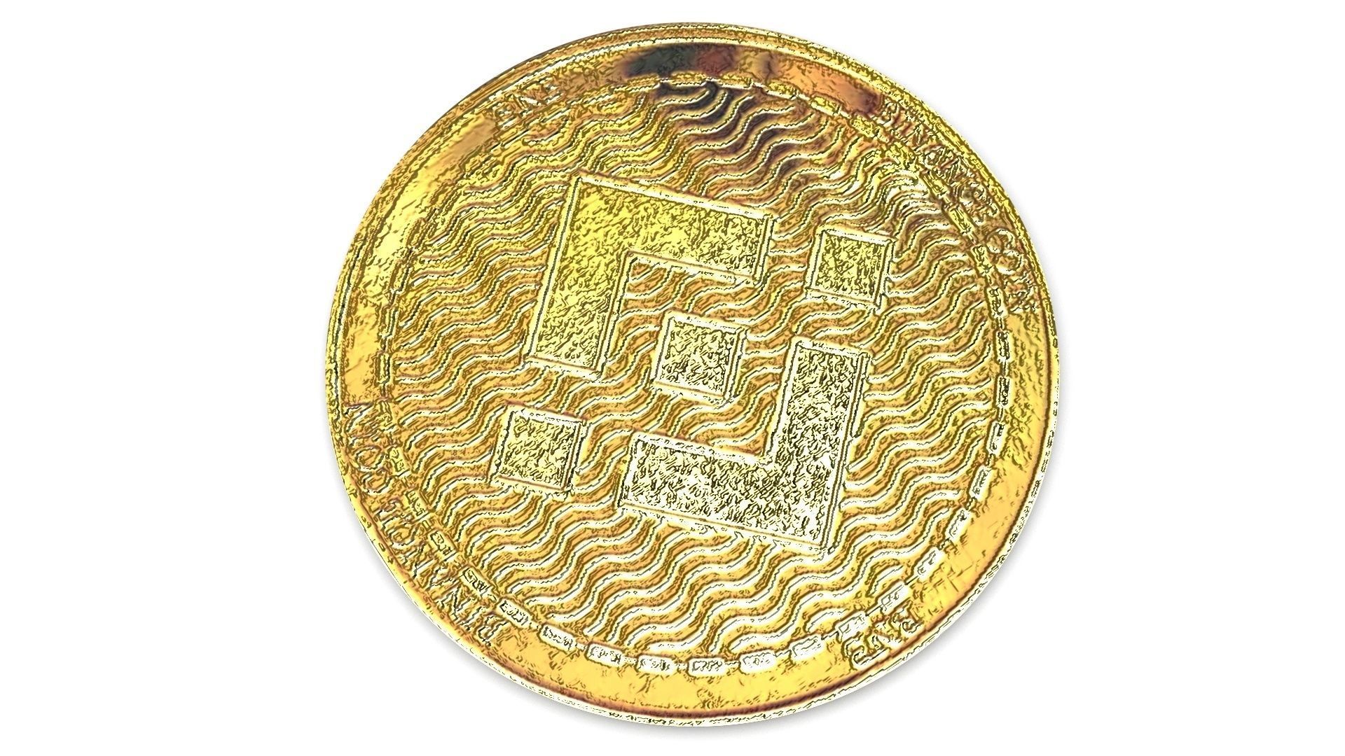 Binance Coin Model 3D model_2