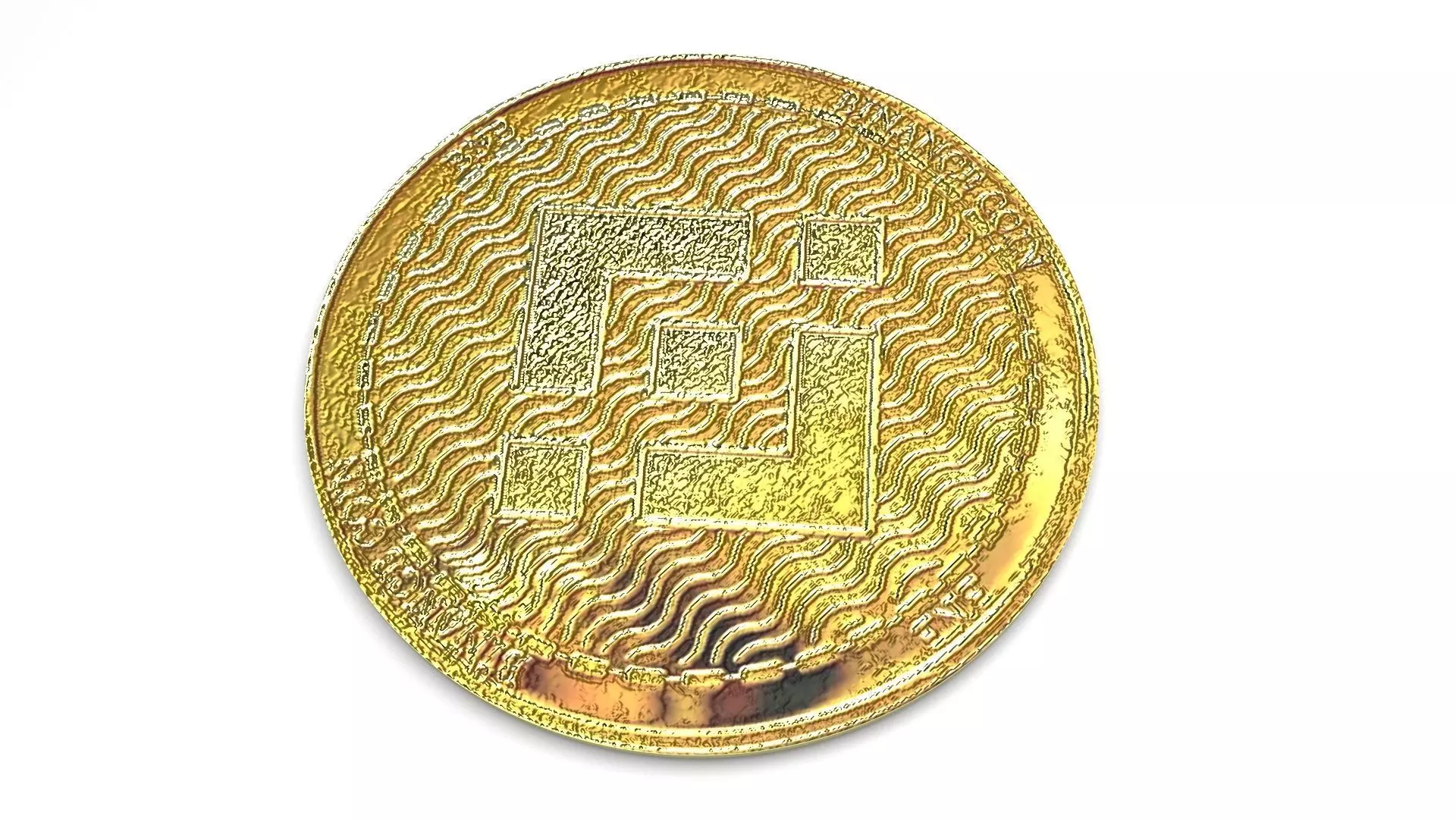 Binance Coin Model 3D model_0