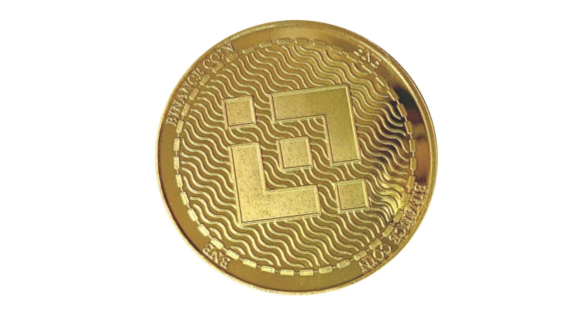 Binance Coin Model 3D model_15
