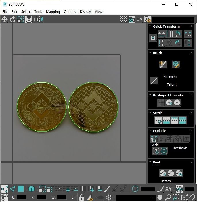 Binance Coin Model 3D model_27