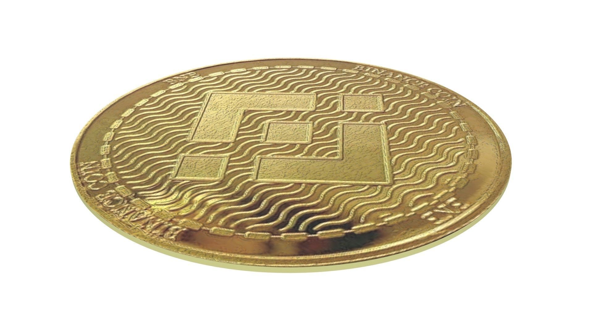 Binance Coin Model 3D model_12
