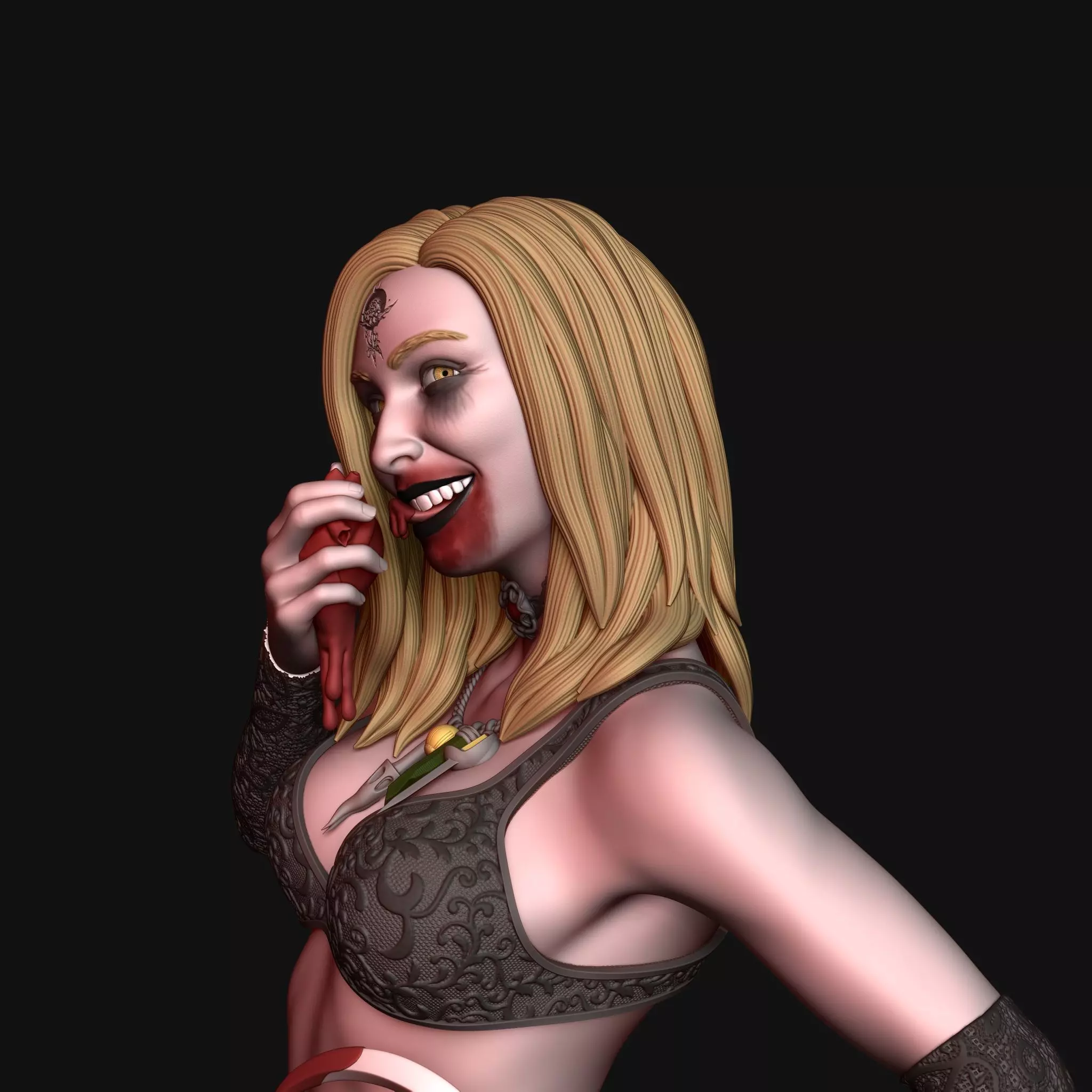 Resident Evil Village Dimitrescu Daughter Lingerie 3D Print 3D print model_0