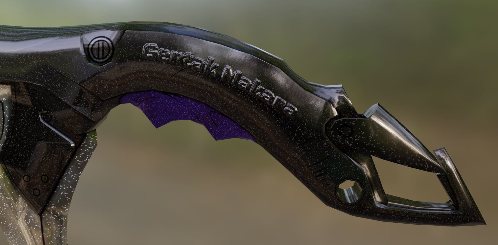 Game asset Knife Low-poly 3D model Low-poly 3D model_5