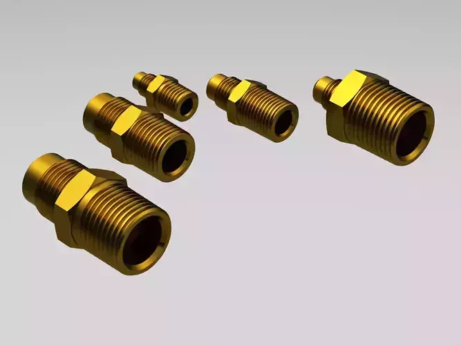 Parker Male Connector 48F Series