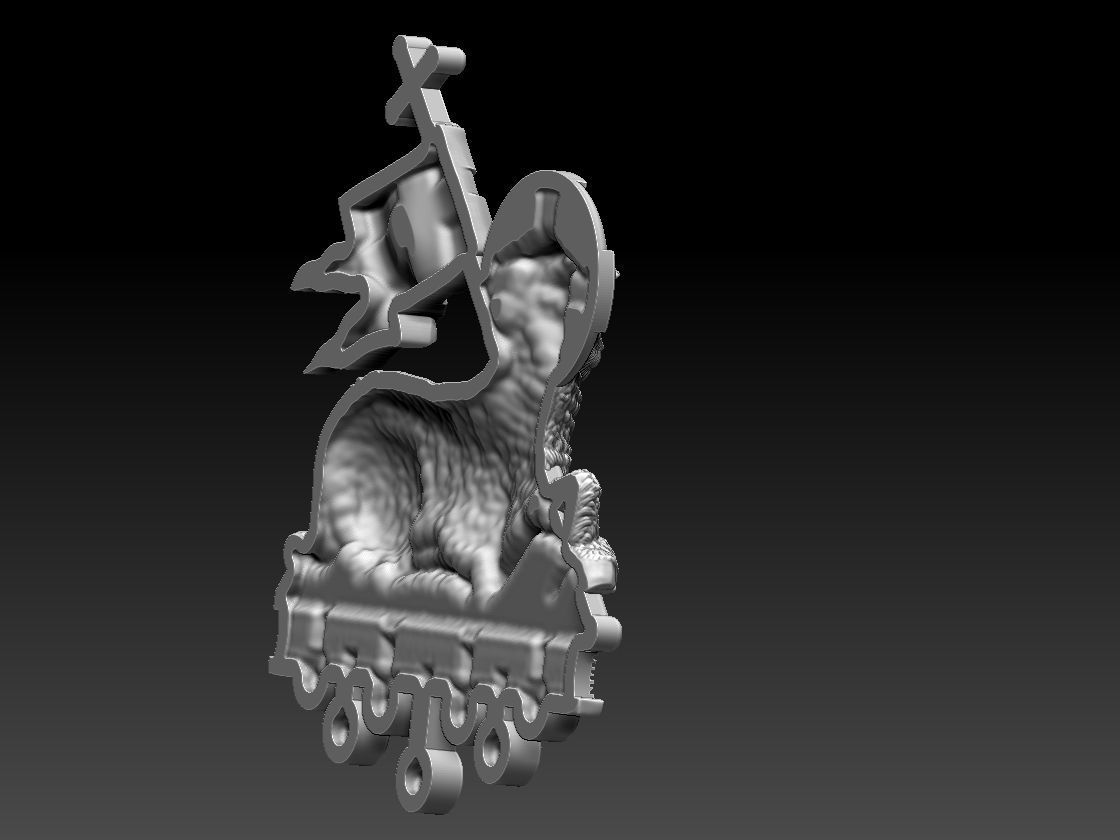 Agnus Dei Lamb Of God - Cordeiro de Deus 3D print model_13