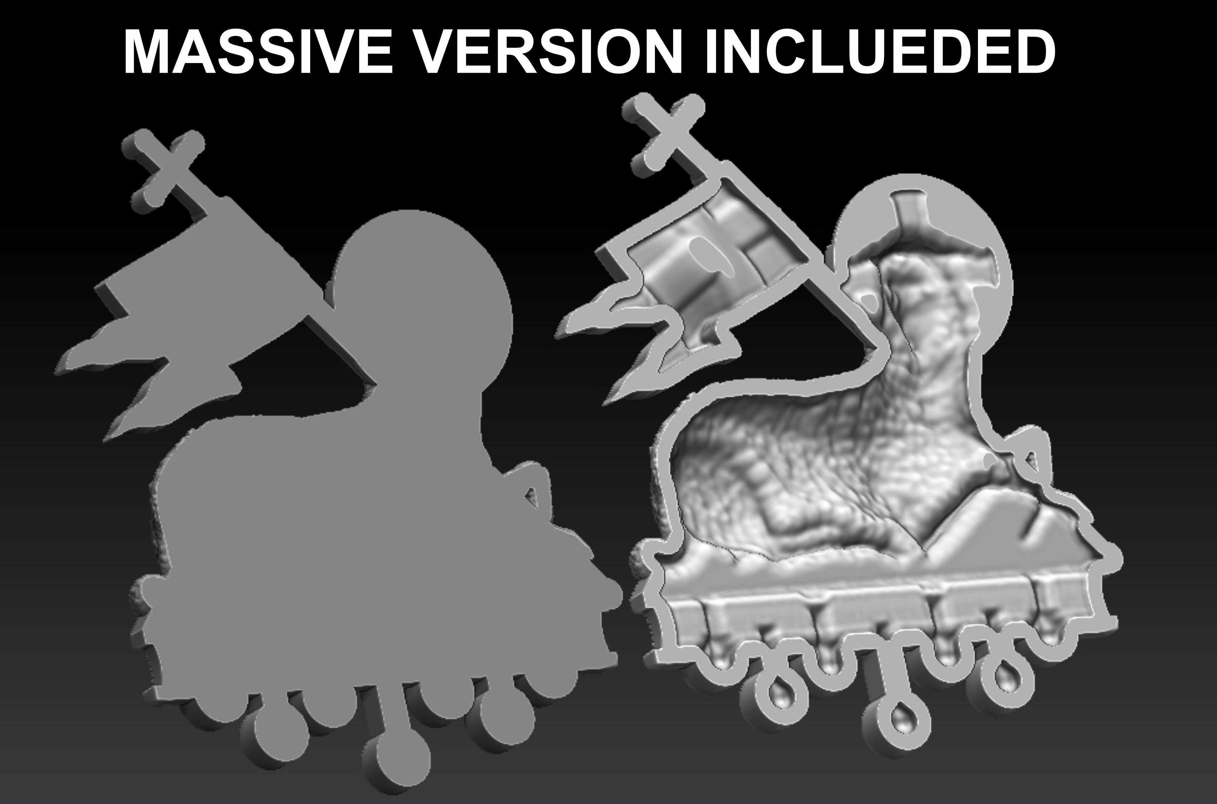 Agnus Dei Lamb Of God - Cordeiro de Deus 3D print model_7