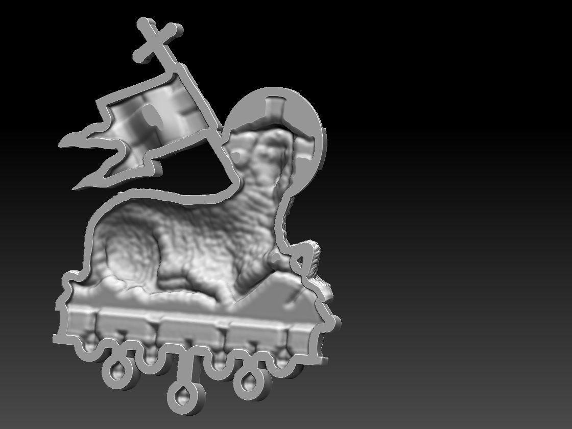 Agnus Dei Lamb Of God - Cordeiro de Deus 3D print model_14