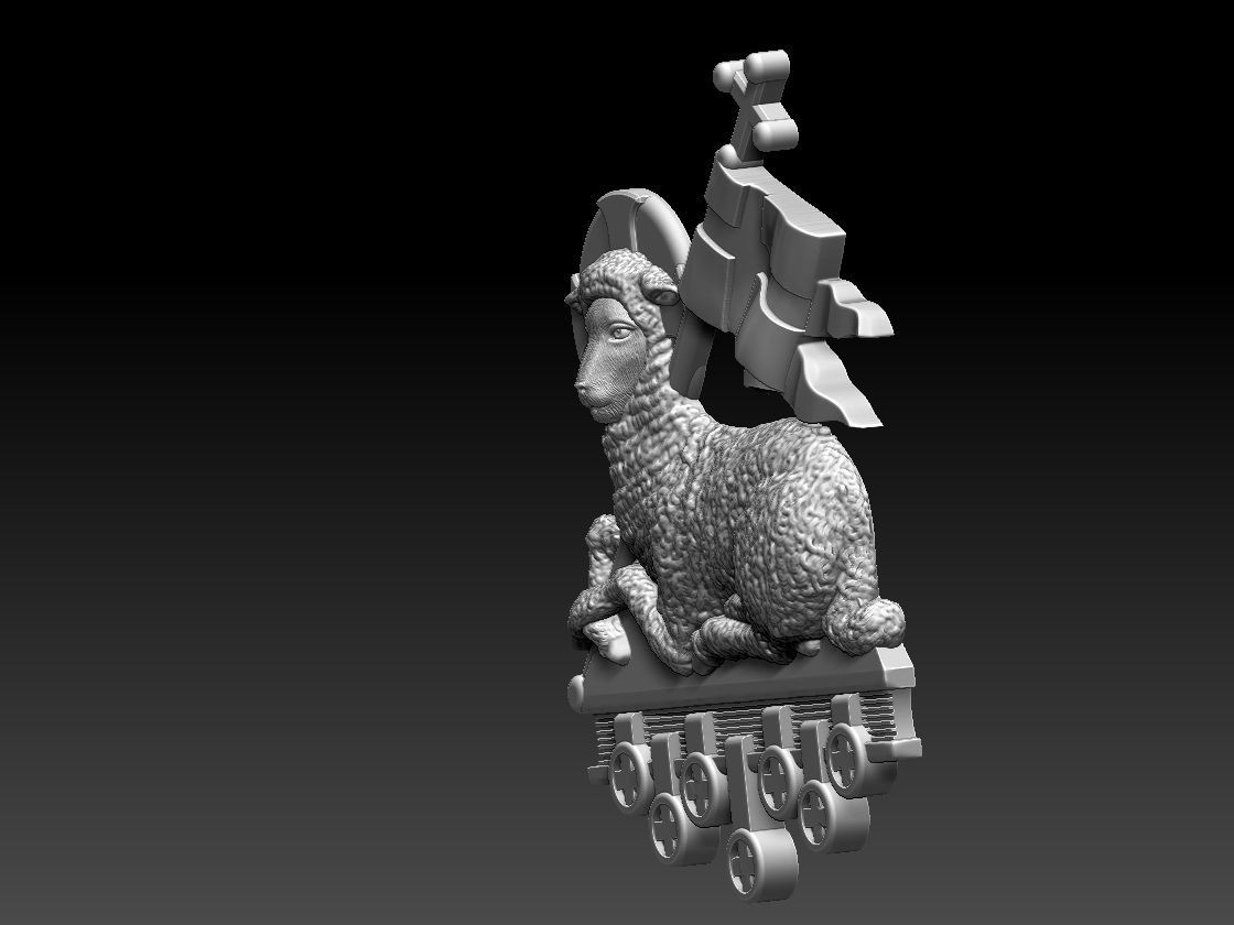 Agnus Dei Lamb Of God - Cordeiro de Deus 3D print model_17
