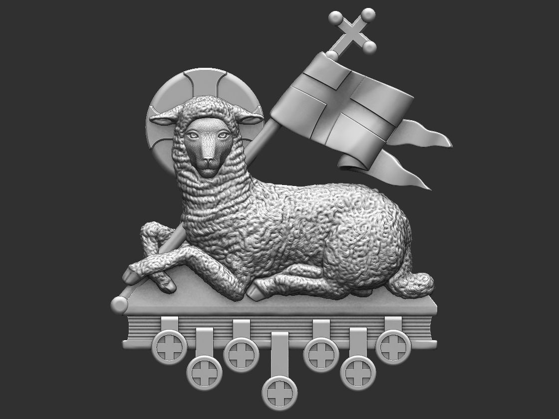 Agnus Dei Lamb Of God - Cordeiro de Deus 3D print model_24