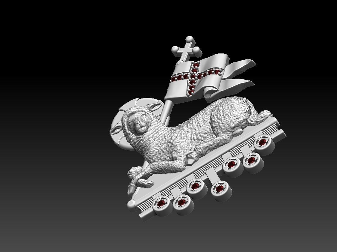 Agnus Dei Lamb Of God - Cordeiro de Deus 3D print model_25