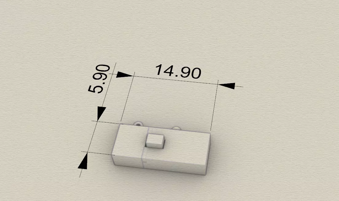 box claps  3D model_0