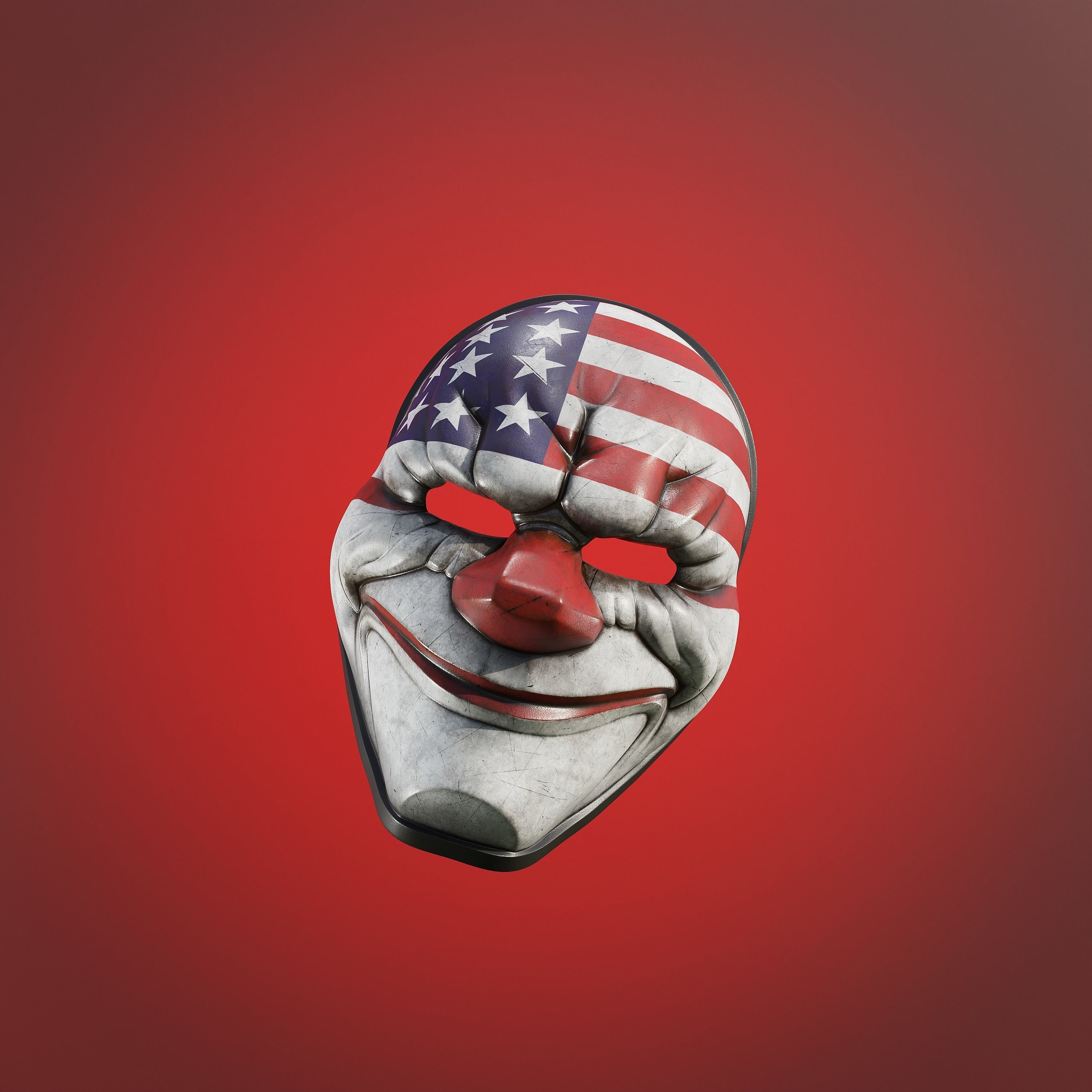 Dalllas mask from Payday2 3D print model_2