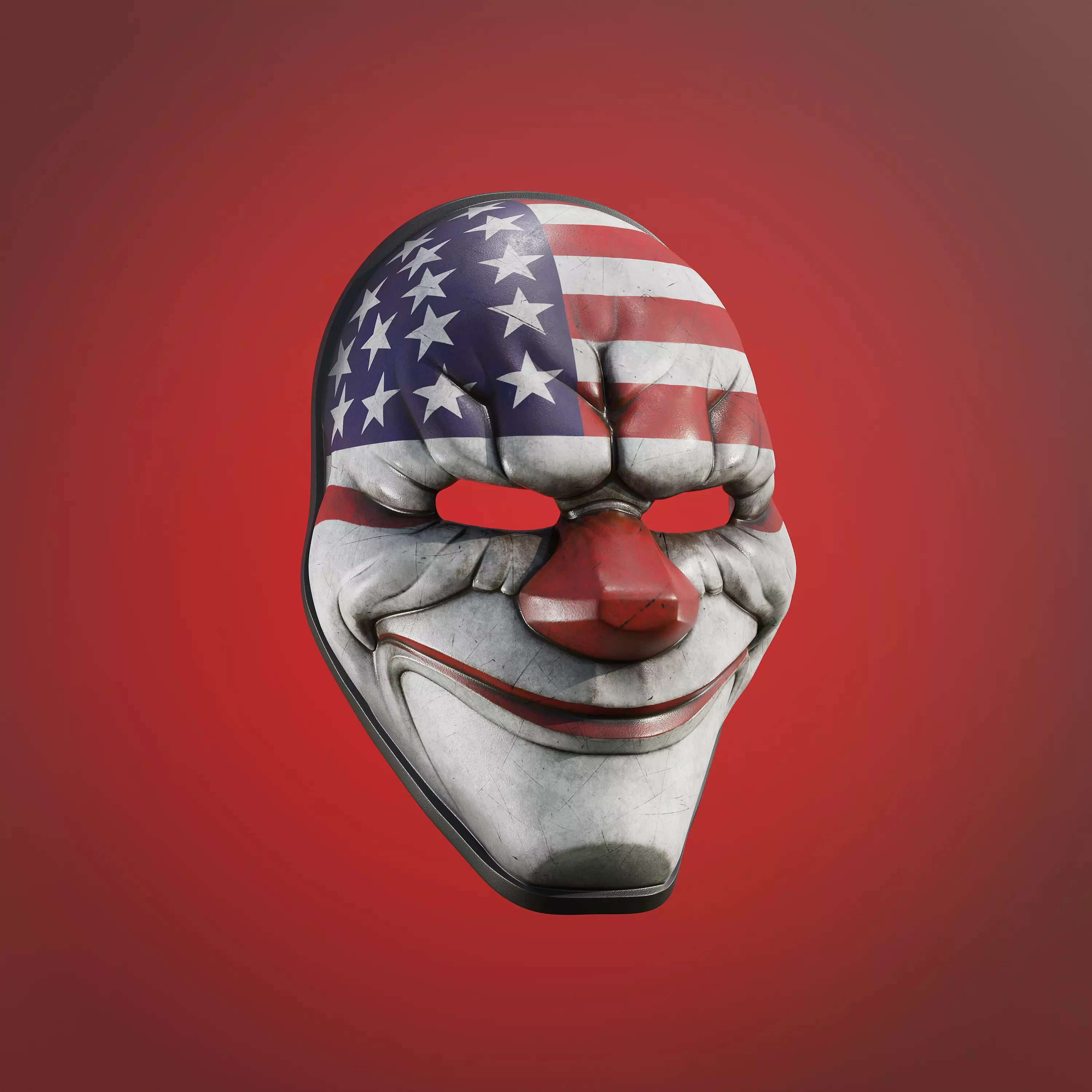 Dalllas mask from Payday2 3D print model_0
