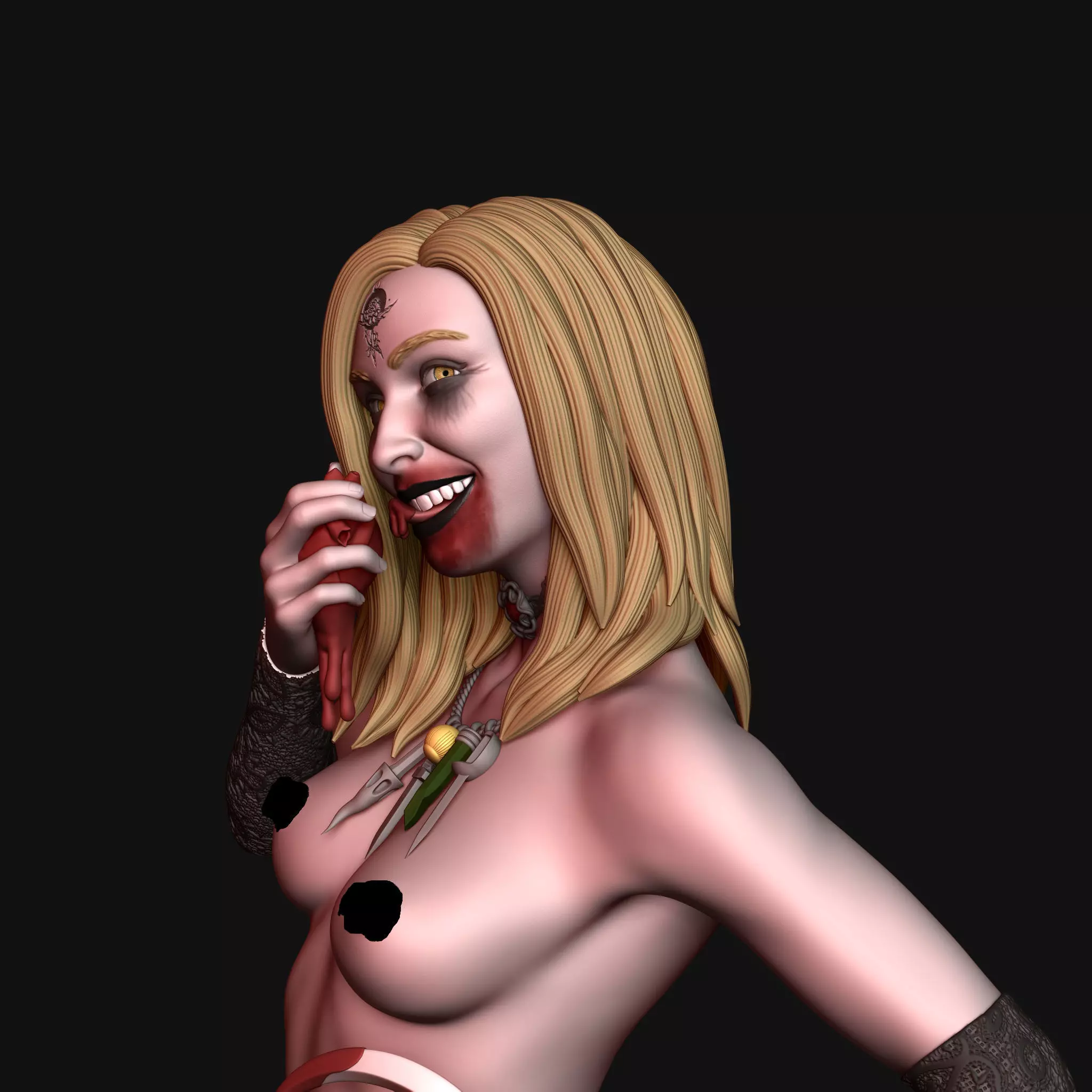 Resident Evil Village Dimitrescu Daughter NSFW 3D Print 3D print model_0
