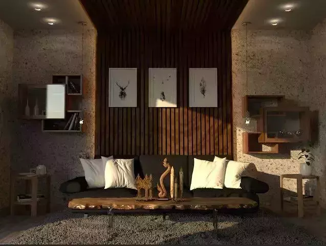 architect interior 3D model
