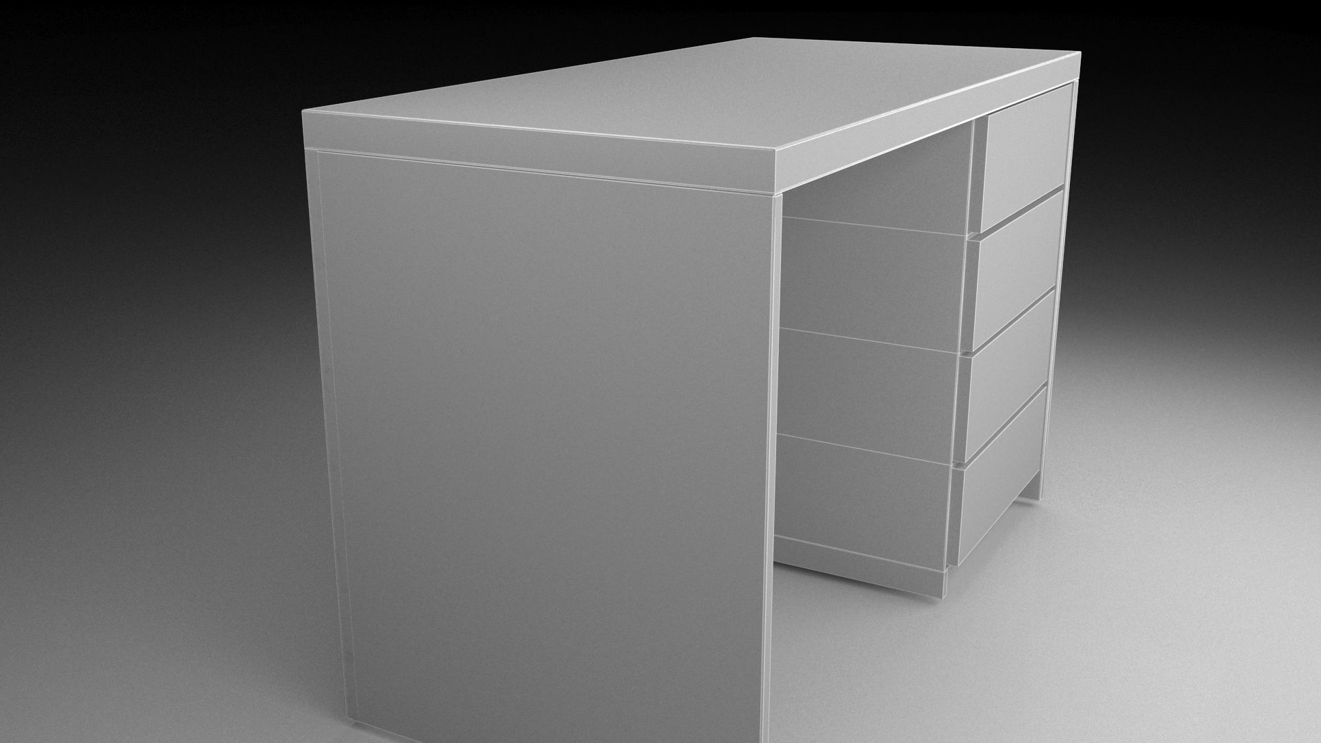 TABLE 3D model_4