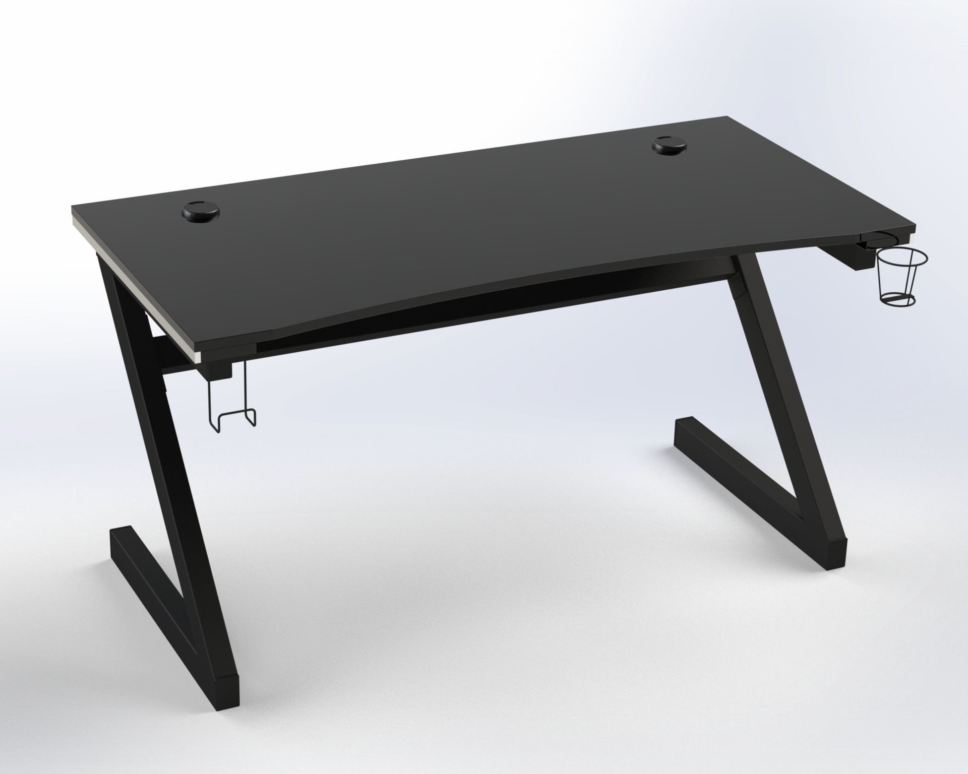 Gaming Desk 3D model_5