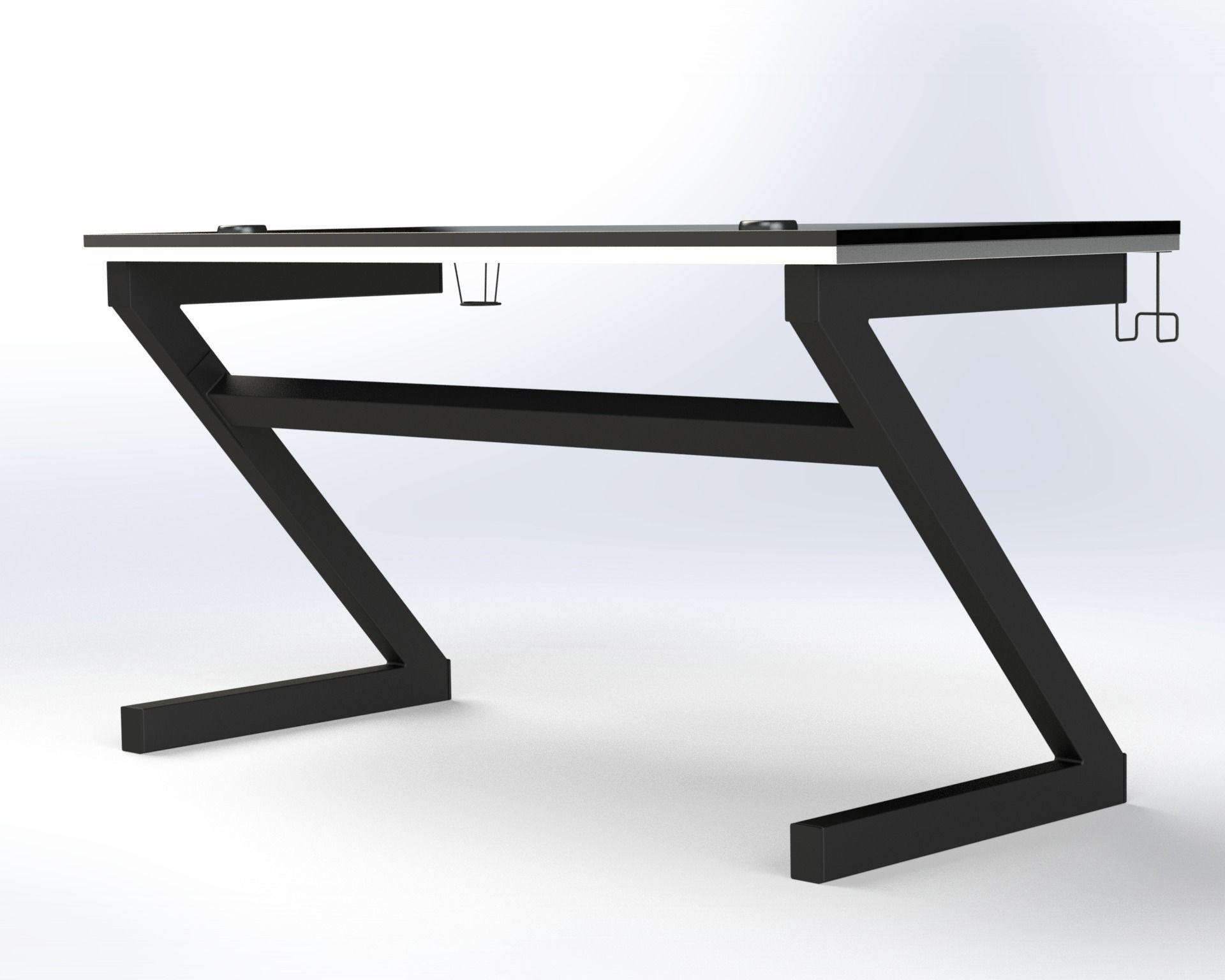 Gaming Desk 3D model_7