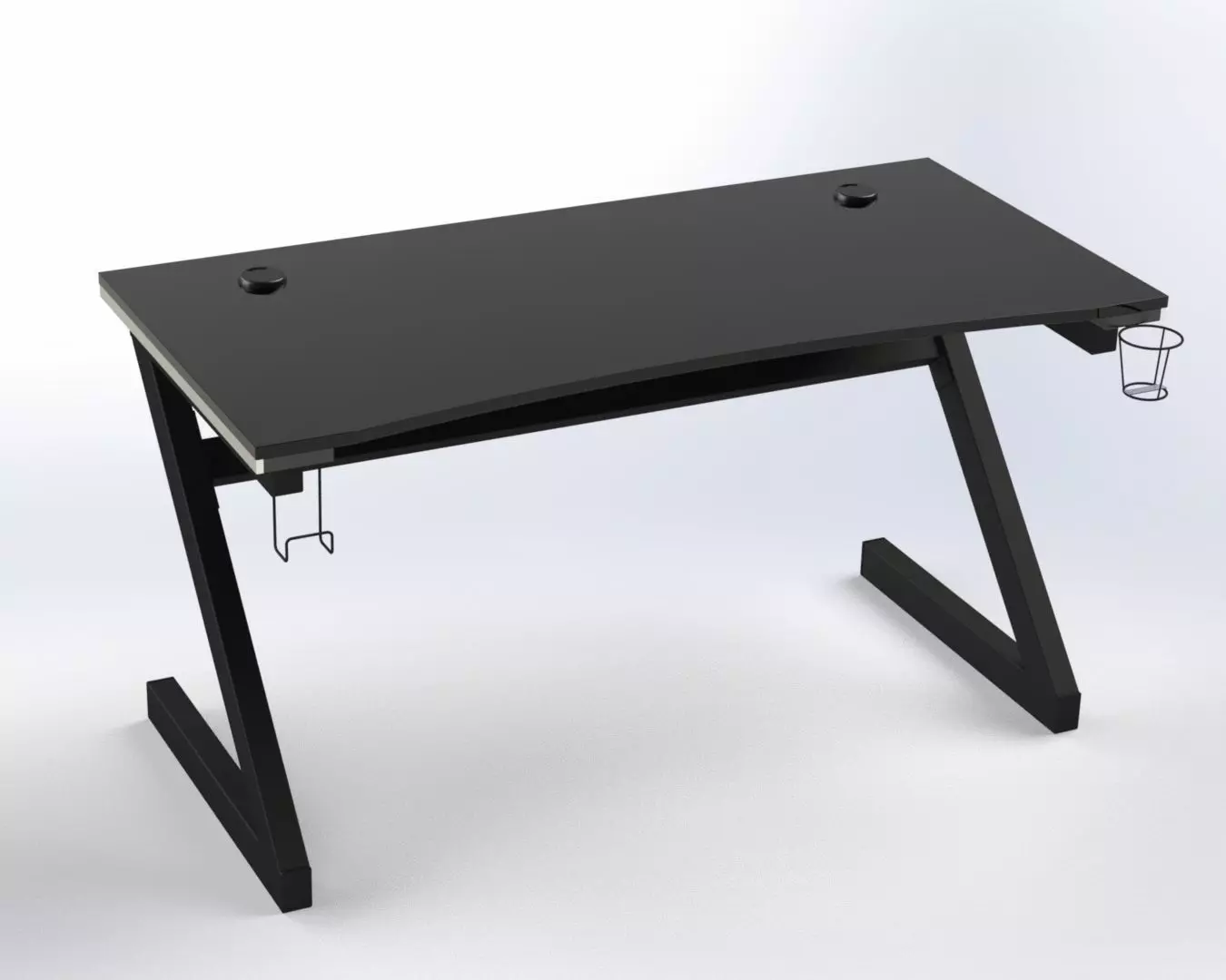 Gaming Desk 3D model_0