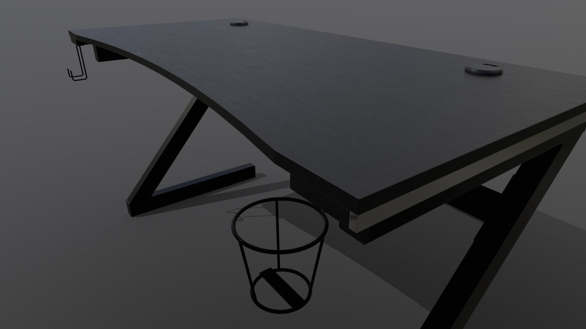 Gaming Desk 3D model_13