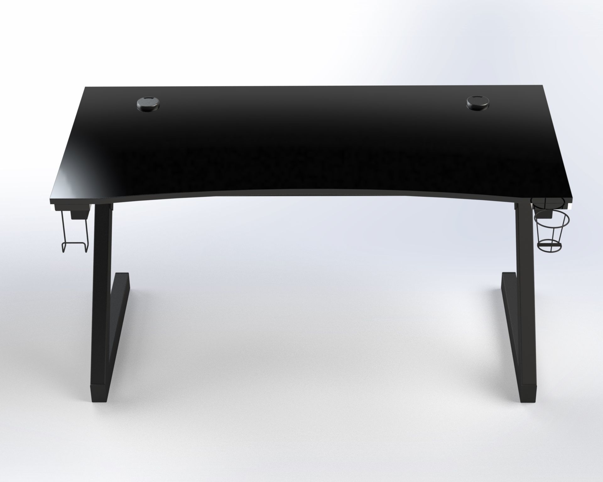 Gaming Desk 3D model_4