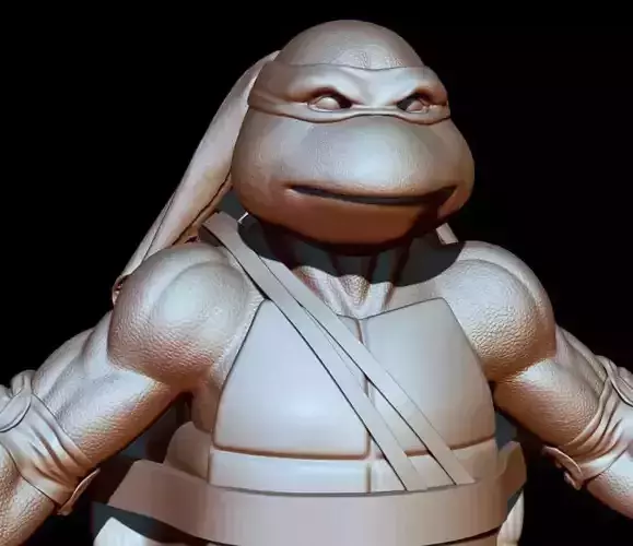 3D Print Model Leonardo cosplay Movie Ninja Turtle STL TMNT 3D model