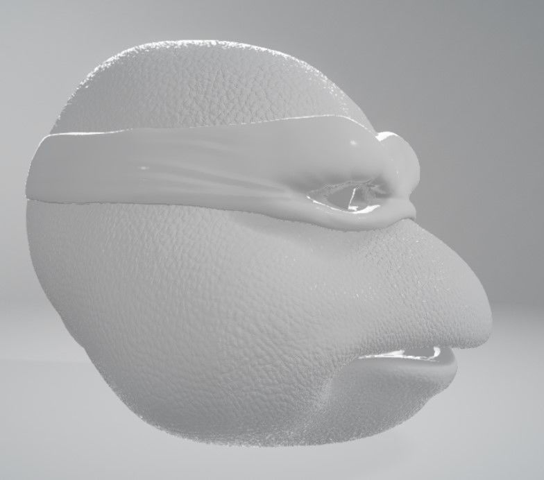 3D Print Model Raphael cosplay Movie Ninja Turtle STL TMNT 3D model_14