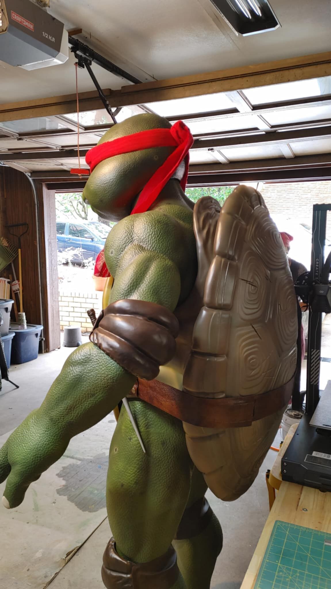 3D Print Model Raphael cosplay Movie Ninja Turtle STL TMNT 3D model_35