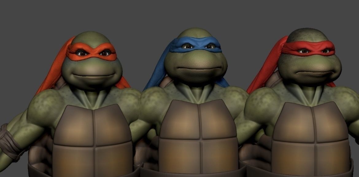 3D Print Model Raphael cosplay Movie Ninja Turtle STL TMNT 3D model_9