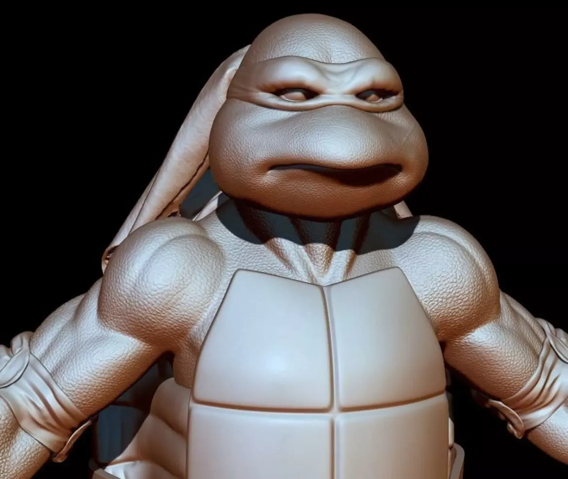 3D Print Model Raphael cosplay Movie Ninja Turtle STL TMNT 3D model_0