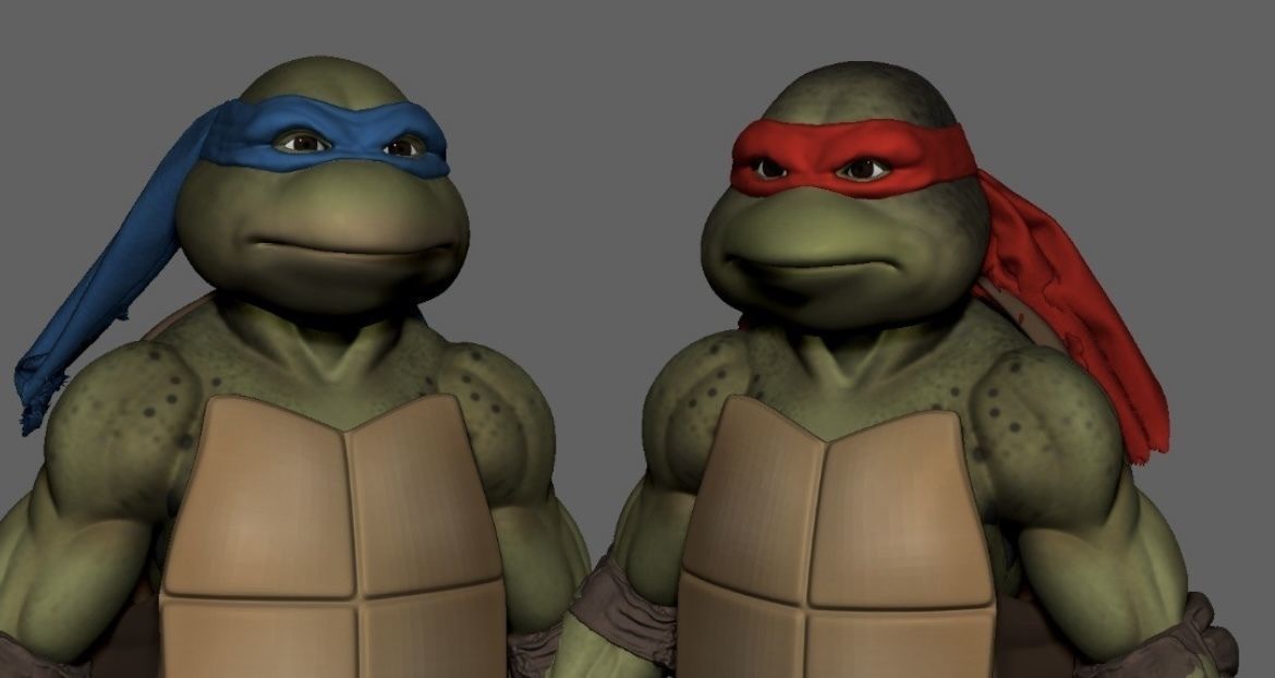 3D Print Model Raphael cosplay Movie Ninja Turtle STL TMNT 3D model_3