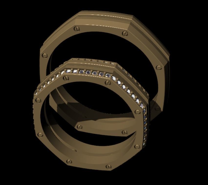 Ring rk107 3D print model_18