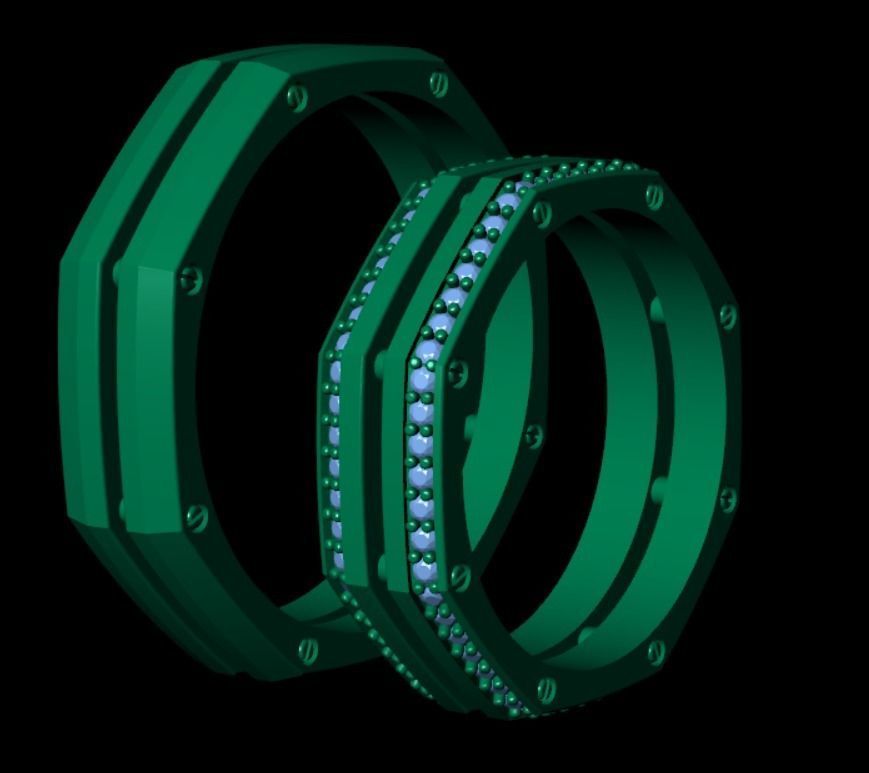 Ring rk107 3D print model_11